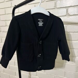 Little Bipsy Black Cardigan 6-12 Months